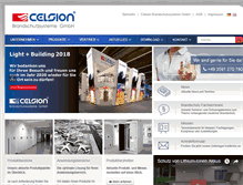 Tablet Screenshot of celsion.de